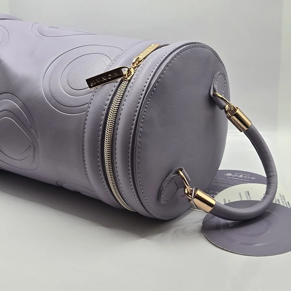 New Monat Purple Travel Case with Tags-Stylish & Portable for On-The-Go Storage